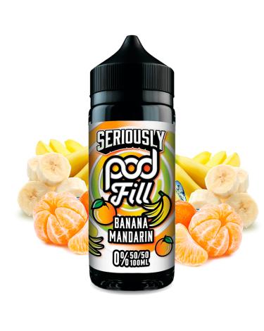 Banana Mandarin Seriously Pod Fill 100ml + Nicokits Gratis