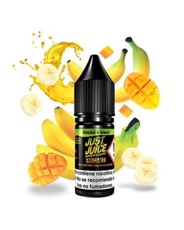 BANANA MANGO 10 ml - Just Juice Iconic Fruit – Líquido con SAIS DE NICOTINA