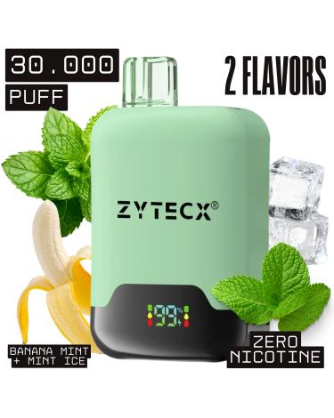 Banana Mint + Mint Ice | MAGIC DUO Descartável | 30.000 Puff Sem Nicotina |
