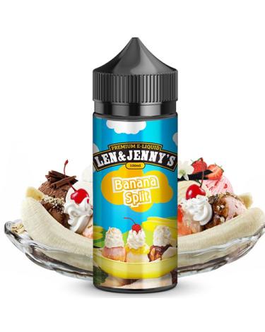 Banana Split 100ml + Nicokit gratis - Len & Jenny's