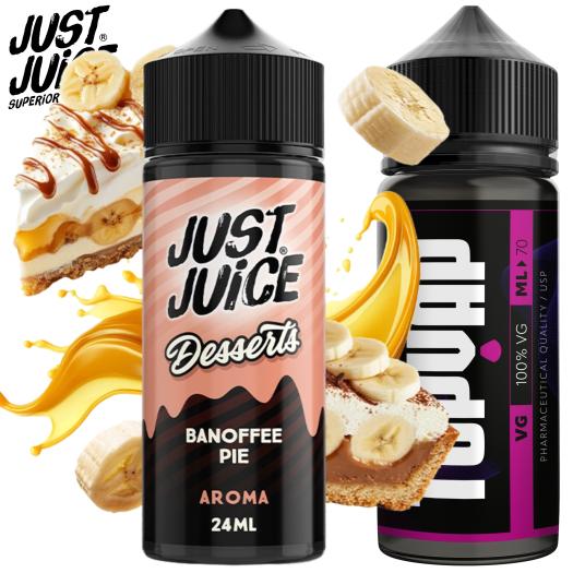 Banoffee Pie Longfill 24ml/120 Just Juice Desserts