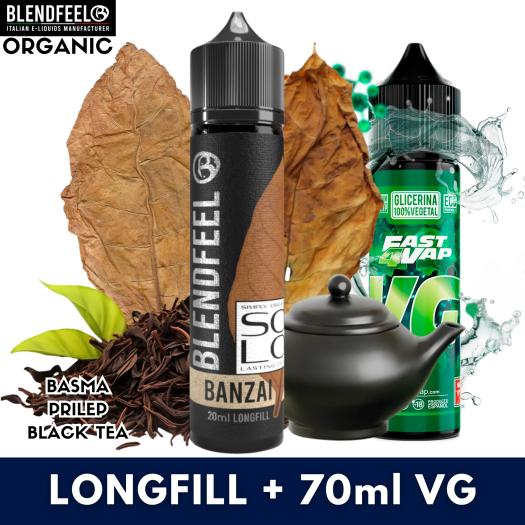 BANZAI 20ml/60 (Longfill) Blendfeel + 70ml VG Fast