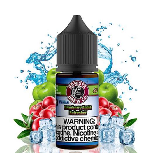 BARISTA BREW SALT Frozen Cranberry Apple Refresher 10 ml – Líquido con SALES DE NICOTINA