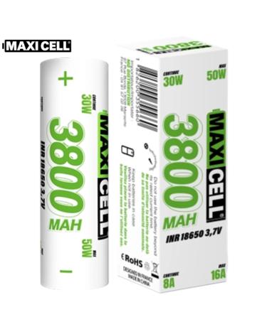 Pilha 18650 20A 3800mAh Maxi Cell
