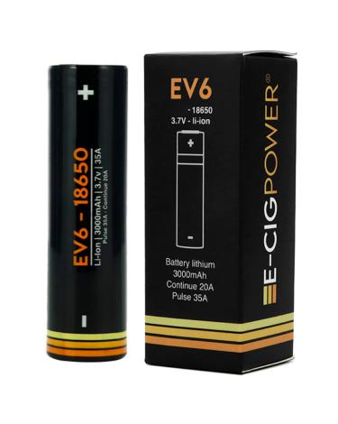 Bateria 18650 EV6C 3500mAh - E-Cig Power