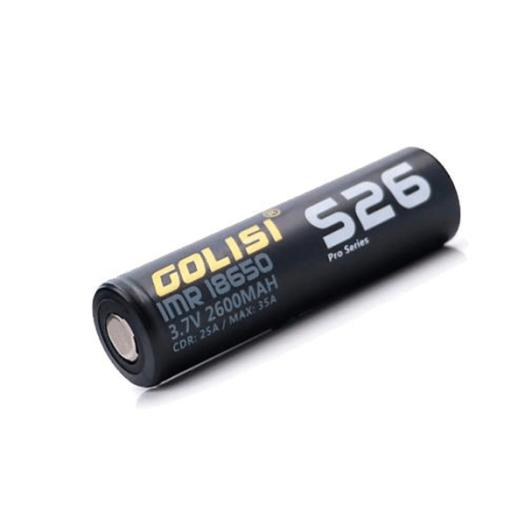 → Batería 18650 GOLISI S26 2600MAH 35A CDR (1ud y Pack de 2uds) → Batería 18650 GOLISI S26 2600MAH 35A CDR (1ud y Pack de 2uds)