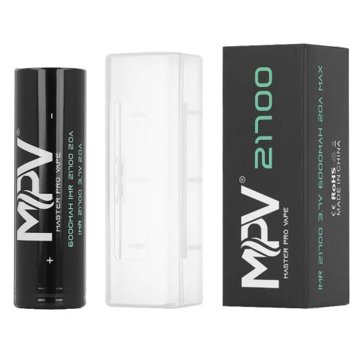 Pilha 21700 20A 6000mAh - Master Pro Vape (Max 36W)