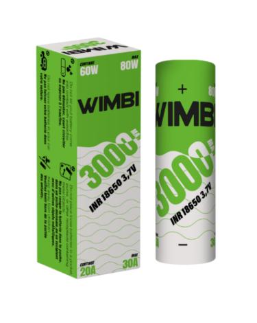 Pilha 30A 18650 3000mAh WIMBI
