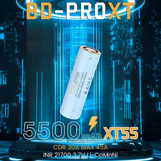 Pilha BD-PRO XT55 21700 5500mAh - BD Vape