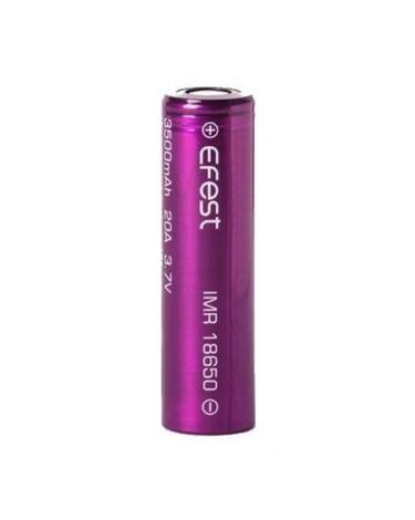 → Batería EFEST 18650 3500mAh 20A 3.7v (1 UNIDAD)