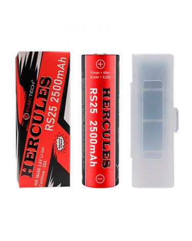 Bateria RS25 18650 2500mAh 20A - Hercules by Fumytech