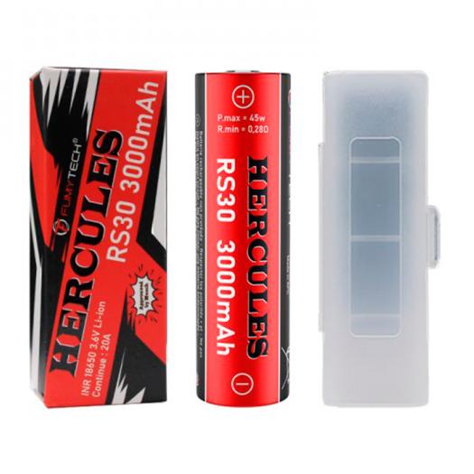 Bateria RS30 18650 3000mAh 20A - Hercules by Fumytech