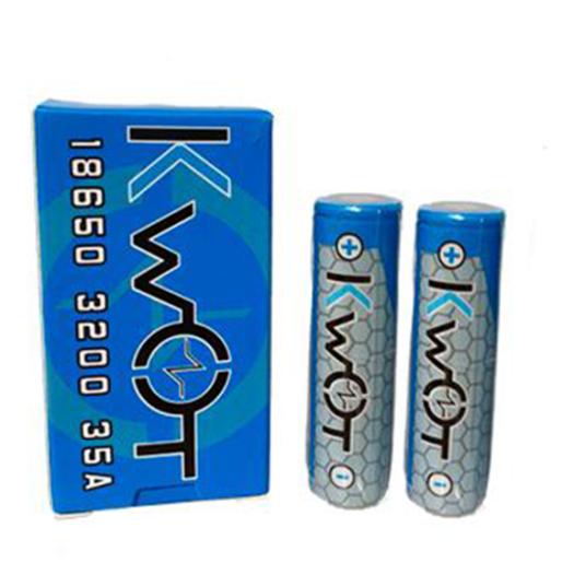 → Bateria KWOT IMR 18650 3200mAh 35A (Pack com 2 unidades)