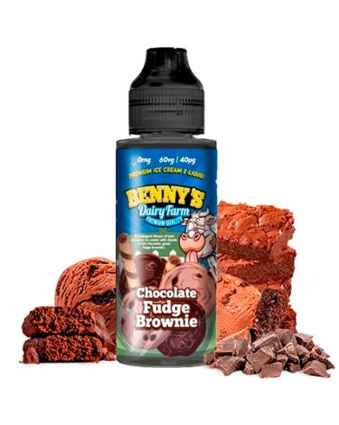 Bennys Dairy Chocolate Fudge Brownie 100ml + Nicokits gratis