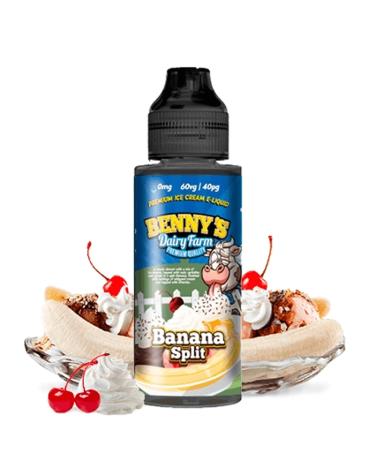 Bennys Dairy Farm Banana Split 100ml + Nicokits gratis – Bennys Dairy