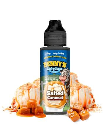 Bennys Dairy Farm Salted Caramel 100ml + Nicokit gratis - Bennys Dairy