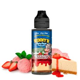 Bennys Dairy Farm Strawberry Cheesecake 100ml + Nicokits gratis - Bennys Dairy