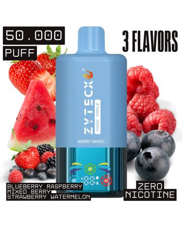 Berry Mixed | MAGIC TRIPLE Descartável | 50.000 Puff Sem Nicotina |