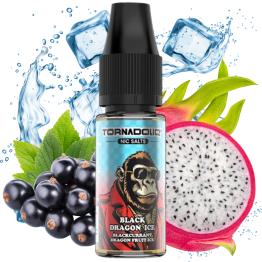 Black Dragon (Blackcurrant Dragon Fruit Ice) 10ml 20mg Tornadoliq NicSalts