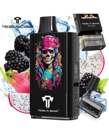 Black Dragon Ice MT 10000 Puff Tesla Bar by Teslacigs