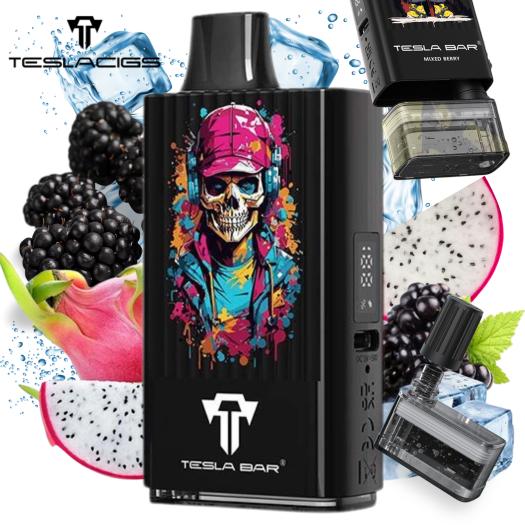 Black Dragon Ice MT 10000 Puff Tesla Bar by Teslacigs