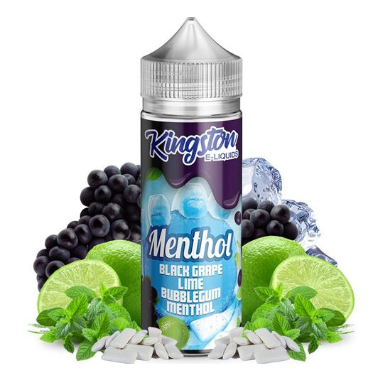 Black Grape, Lime Bubblegum Menthol 100ml + Nicokits Gratis – Kingston E-liquids