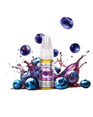 Blackcurrant Aniseed Nic Salt 10ml - Elfliq by Elf Bar