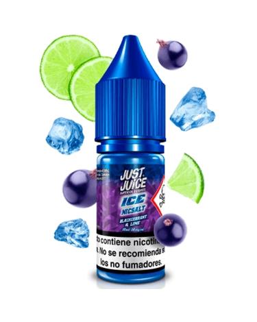 Blackcurrant Lime 10ml - JUST JUICE SALT – Líquido con SALES DE NICOTINA