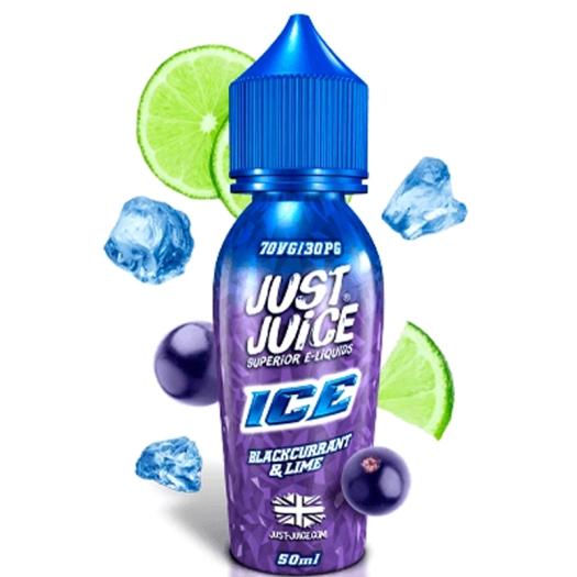 Blackcurrant Lime 50ml + Nicokit Gratis - Just Juice Ice