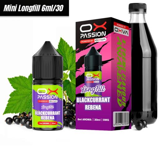 Blackcurrant Rebena Longfill 6ml/30 Oxva Ox Passion