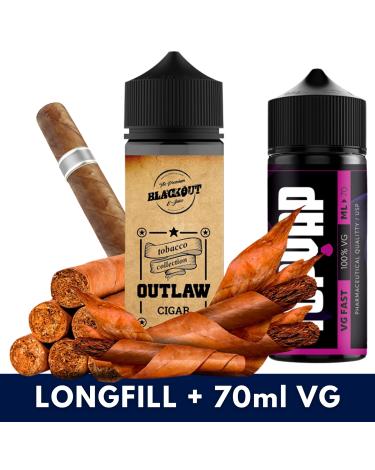 Blackout Outlaw Cigar Shot 10ml/120 (Longfill) + 70ml VG Fast