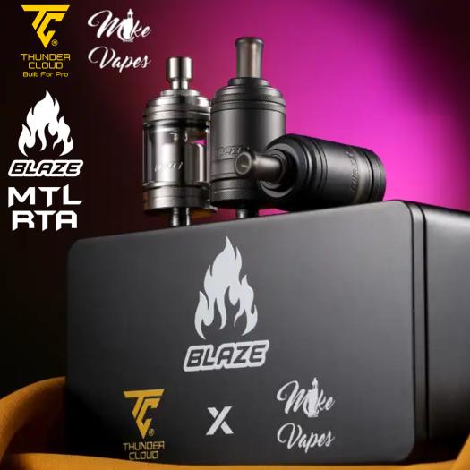 Blaze MTL RTA 22mm Thunder Cloud x Mike Vapes