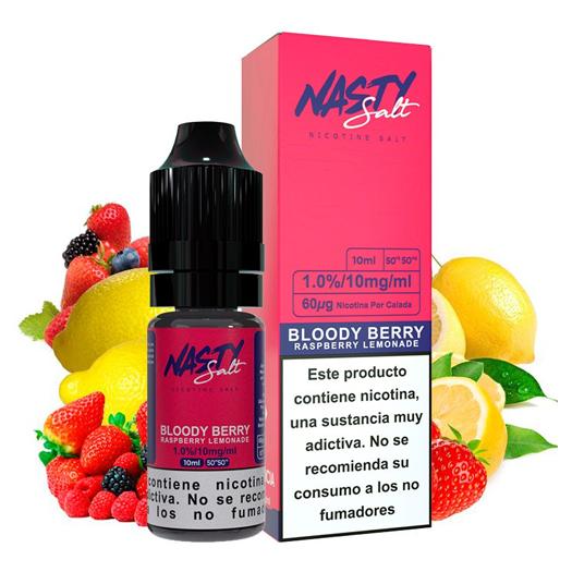 BLOODY BERRY - Raspberry Lemonade - NASTY JUICE 10 ml - Líquido con SAIS DE NICOTINA BLOODY BERRY - Raspberry Lemonade - NASTY JUICE 10 ml - Líquido con SAIS DE NICOTINA