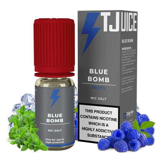 BLUE BOMB - T-Juice Salts 10 ml - 10mg y 20mg - Líquido con SALES DE NICOTINA