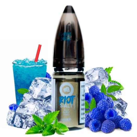 BLUE BURST - Riot Squad Salts 10 ml - 10 mg y 20 mg - Líquido con SALES DE NICOTINA BLUE BURST - Riot Squad Salts 10 ml - 10 mg y 20 mg - Líquido con SALES DE NICOTINA
