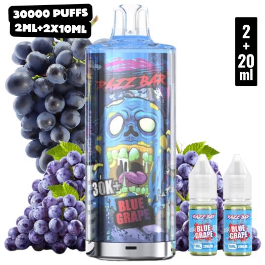 BLUE GRAPE Pack 30K 650mAh 2ml+2x10ml | 20mg |