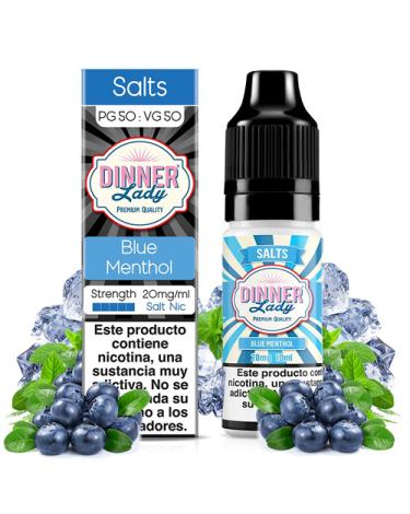 BLUE MENTHOL - DINNER LADY SALT 10 ml - Líquido con SALES DE NICOTINA