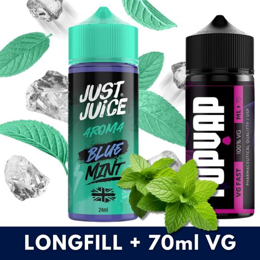 Blue Mint Range 24ml/120 (Longfill) - Just Juice + 70ml VG Fast