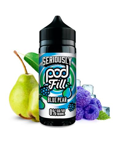 Blue Pear Seriously Pod Fill 100ml + Nicokits Gratis