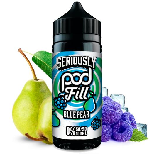 Blue Pear Seriously Pod Fill 100ml + Nicokits Gratis