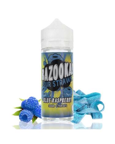 Blue Raspberry 100 ml + Nicokits Gratis - Bazooka Sour Straws