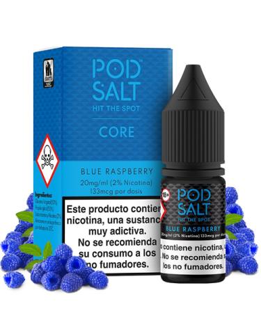 BLUE RASPBERRY 10ml - POD SALT - Líquido con SALES DE NICOTINA