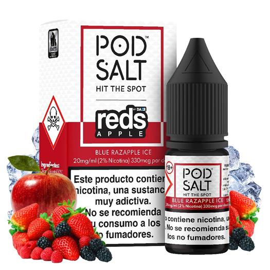 BLUE RAZAPPLE - POD SALT 10ml – Líquido con SALES DE NICOTINA
