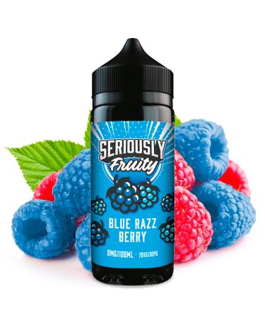 BLUE RAZZ BERRY Seriously Fruity 100ml + 2 Nicokits Gratis