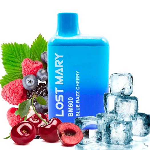 BLUE RAZZ CHERRY Elf Bar Lost Mary BM600 20mg Salt - Descartável BLUE RAZZ CHERRY Elf Bar Lost Mary BM600 20mg Salt - Descartável