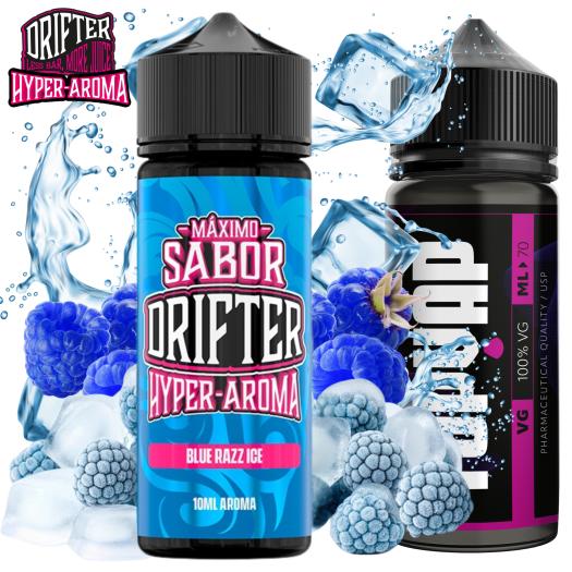 Blue Razz Ice 10ml/120 Drifter HYPER (Longfill)