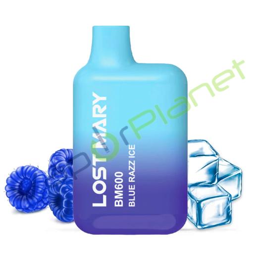 BLUE RAZZ ICE Elf Bar Lost Mary BM600 20mg Salt - Descartável BLUE RAZZ ICE Elf Bar Lost Mary BM600 20mg Salt - Descartável