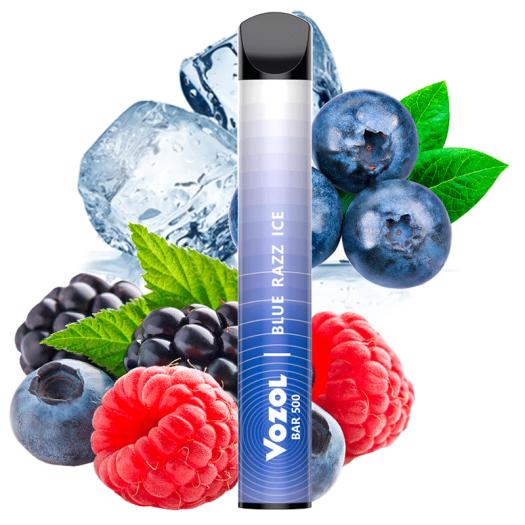 BLUE RAZZ ICE Vozol Bar 500 20mg - POD DESCARTÁVEL BLUE RAZZ ICE Vozol Bar 500 20mg - POD DESCARTÁVEL
