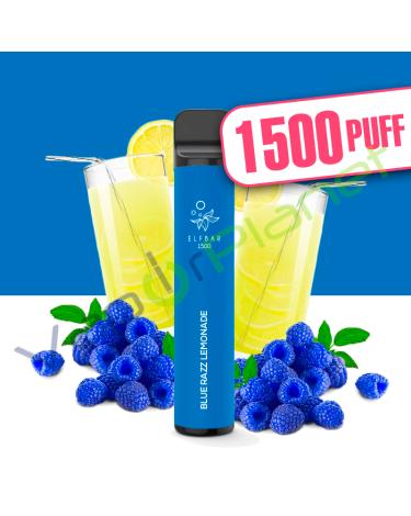 BLUE RAZZ LEMONADE Elf Bar 1500 4,8ml Pod System - Descartável - SEM NICOTINA