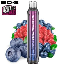 Blue Sour Raspberry SKE x Drifter Crystal TB600 20mg Descartável